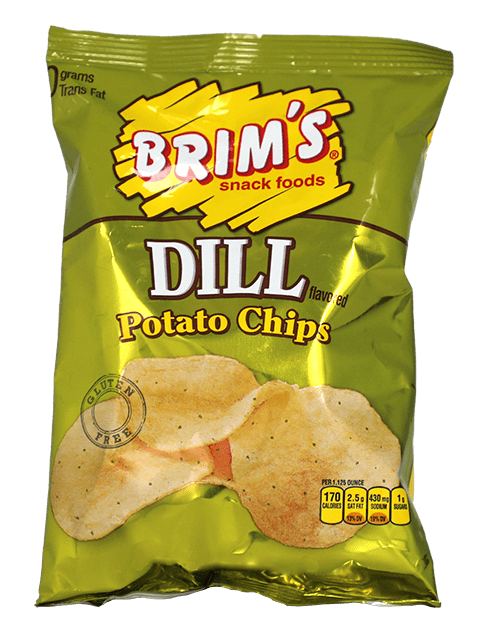 Dill Pickle Potato Chips Brim s Snack Foods